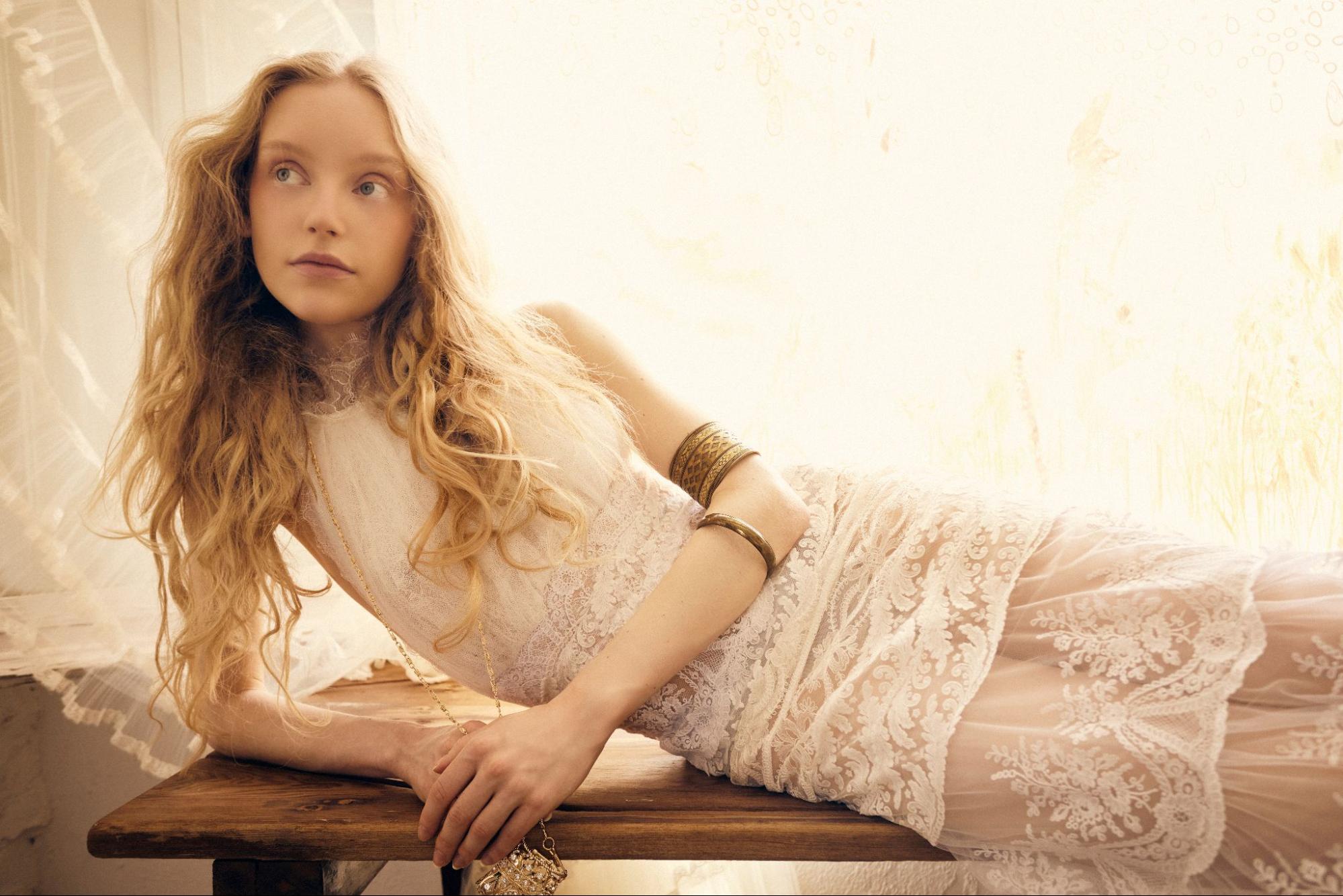 Boho wedding dress from Yolancris at SAYES Miami bridal boutique