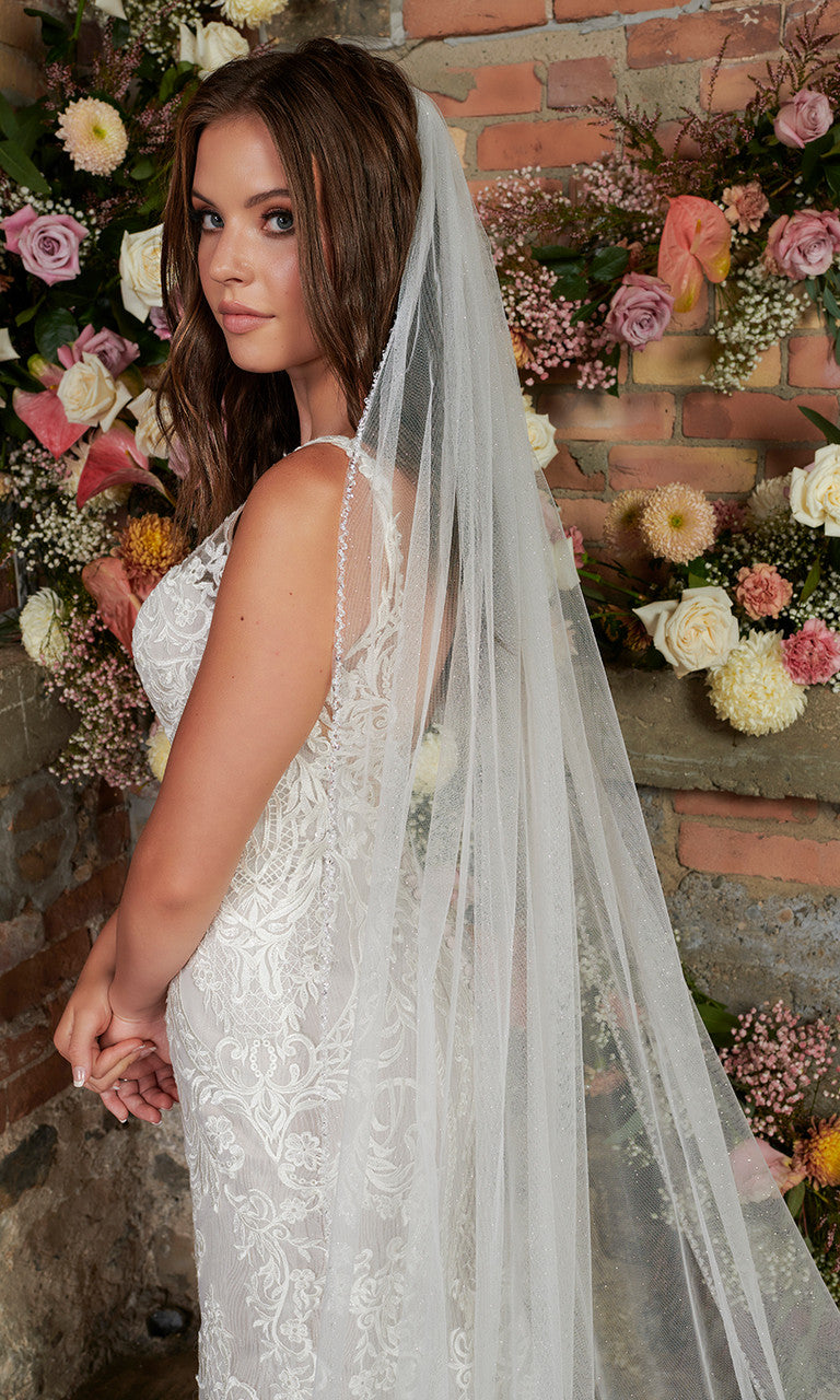 Cathedral Bridal Veil - V2299C