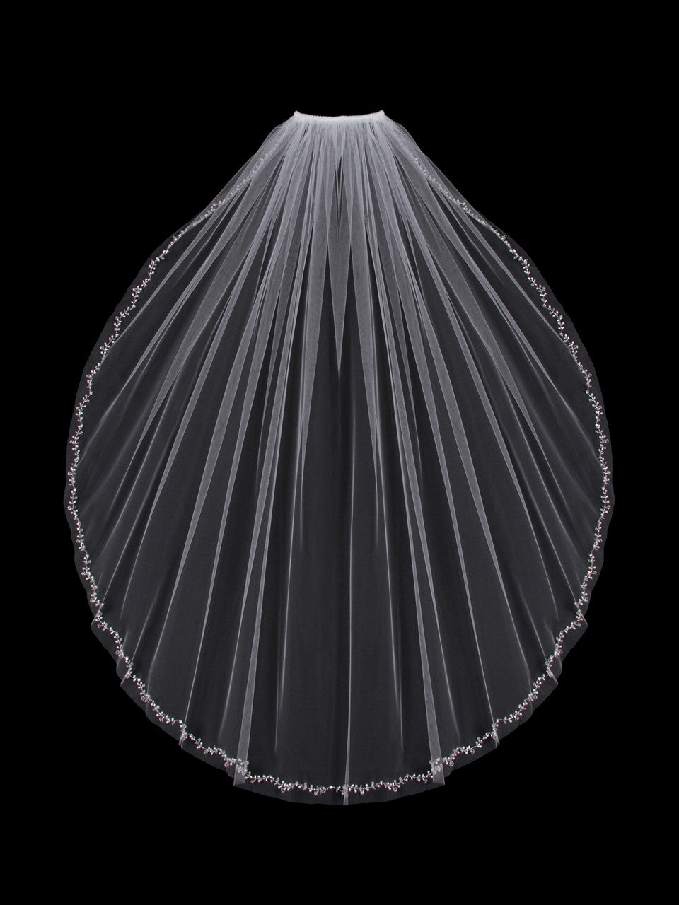 Single Tier Bridal Veil - V803SW