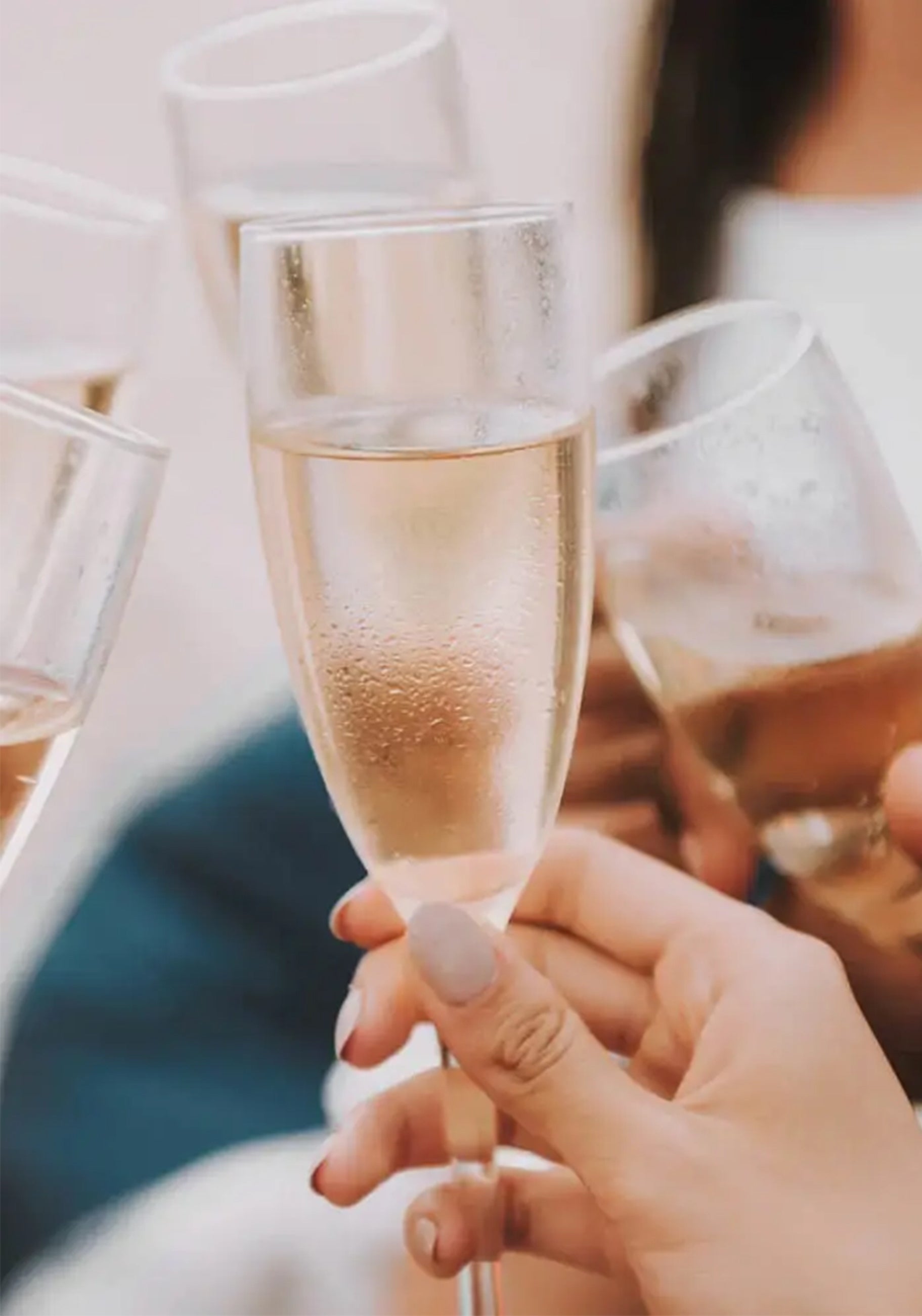 Chilled rosé and sweet treats served during VIP bridal appointment at SAYES Miami boutique