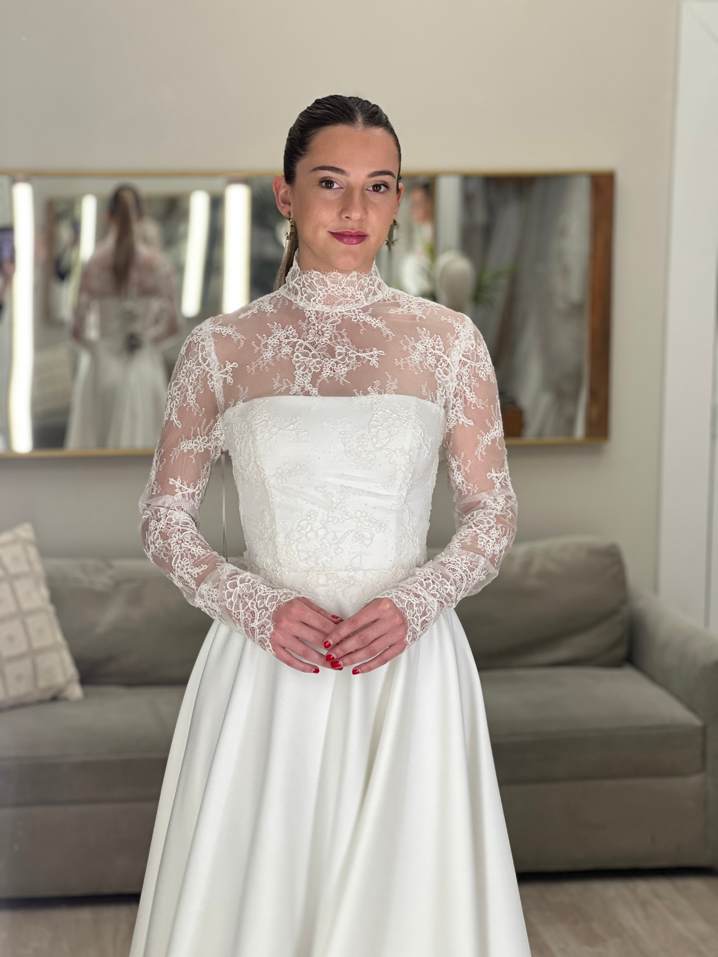 Cover Up - Turtle Neck - Corded Lace 19