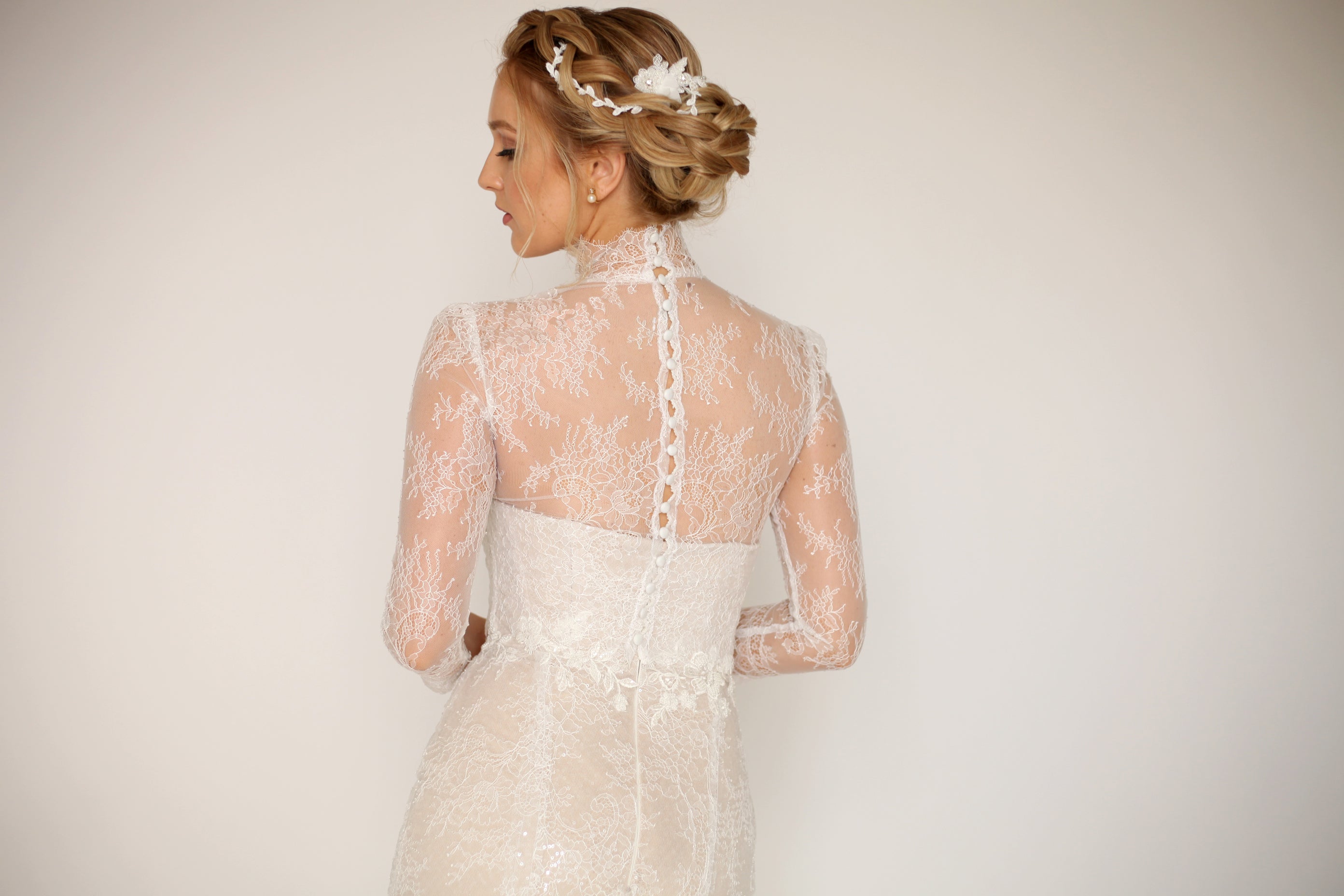 Cover Up - Turtle Neck - Chantilly Lace 17