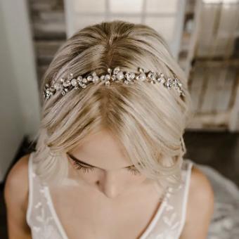 enVogue Bridal Accessories Bridal Headband - HB2111 #0 default Light Gold/Ivory/Clear thumbnail