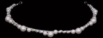 enVogue Bridal Accessories Bridal Headband - HB2301 #3 Ivory/Silver thumbnail