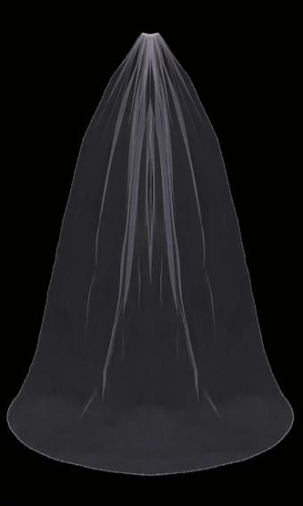 enVogue Bridal Accessories Cathedral Veil - V2190C #2 Ivory thumbnail