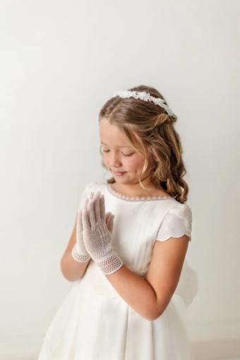 Atelier D'Ocon Kids First Communion - Gloves #1 Off White thumbnail
